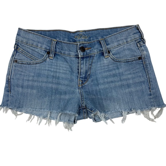 Old Navy Pants - VTG Y2K Old Navy The Diva Low Rise Micro Mini Short Sz 2 Indie Sleeze Light Wash